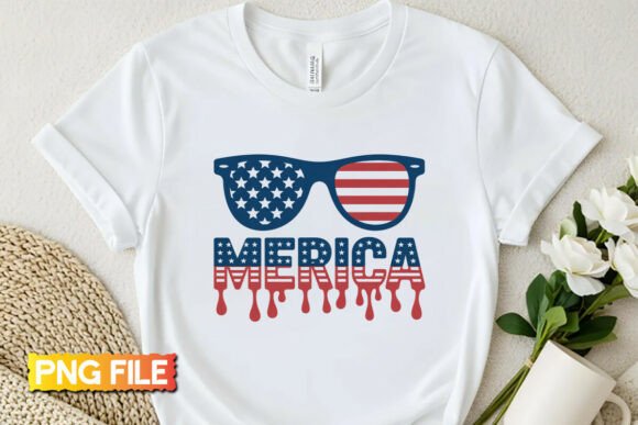 4th of July Merica Sublimation PNG Design: Elevate Your Patriotic Visuals