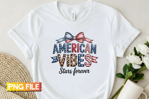 American Vibes Patriotic Design PNG: Creative Assets for Impact