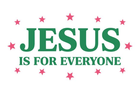 Jesus for Everyone: A Modern Typography Design Asset