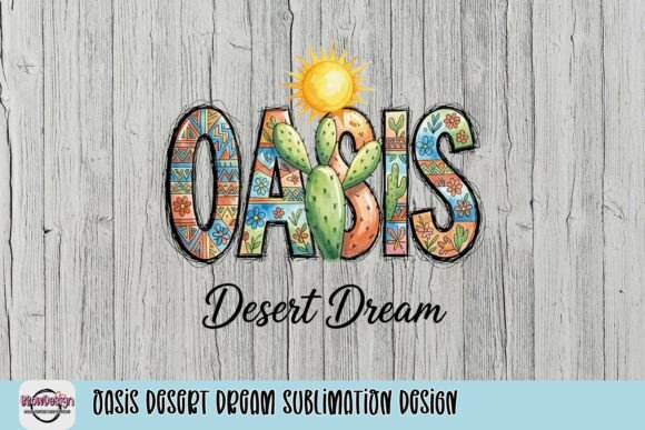 Oasis Desert Dream Sublimation Design: Southwest Charm