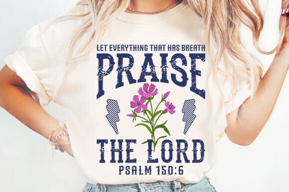 Praise the Lord Shirt PNG Design: A Faith-Based Creative Asset