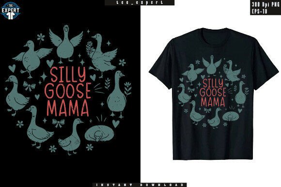 Silly Goose Mama: A Playful Design Asset