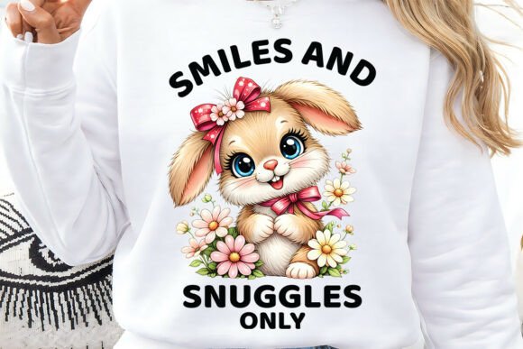 Smiles and Snuggles Only T-Shirt Design: A Versatile Creative Asset